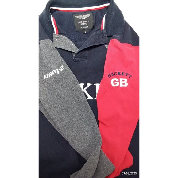 Ashton Martin Hackett Racing Rugby Shirt Size S - Picture 3 of 4